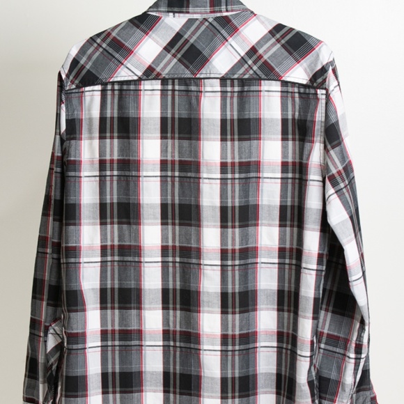 Men's Large Slim Fit "Helix" Button Up Flannel - Picture 4 of 4